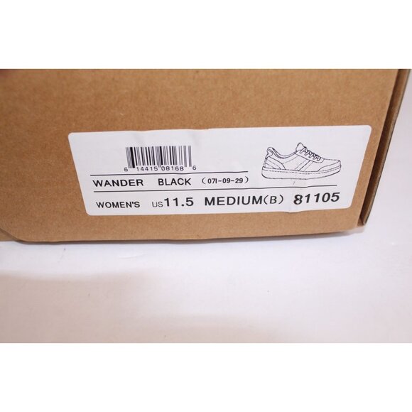 Orthofeet Wander Sneakers Women's 11.5 Black Arche Booster Casual 81105 NWB - Picture 11 of 11